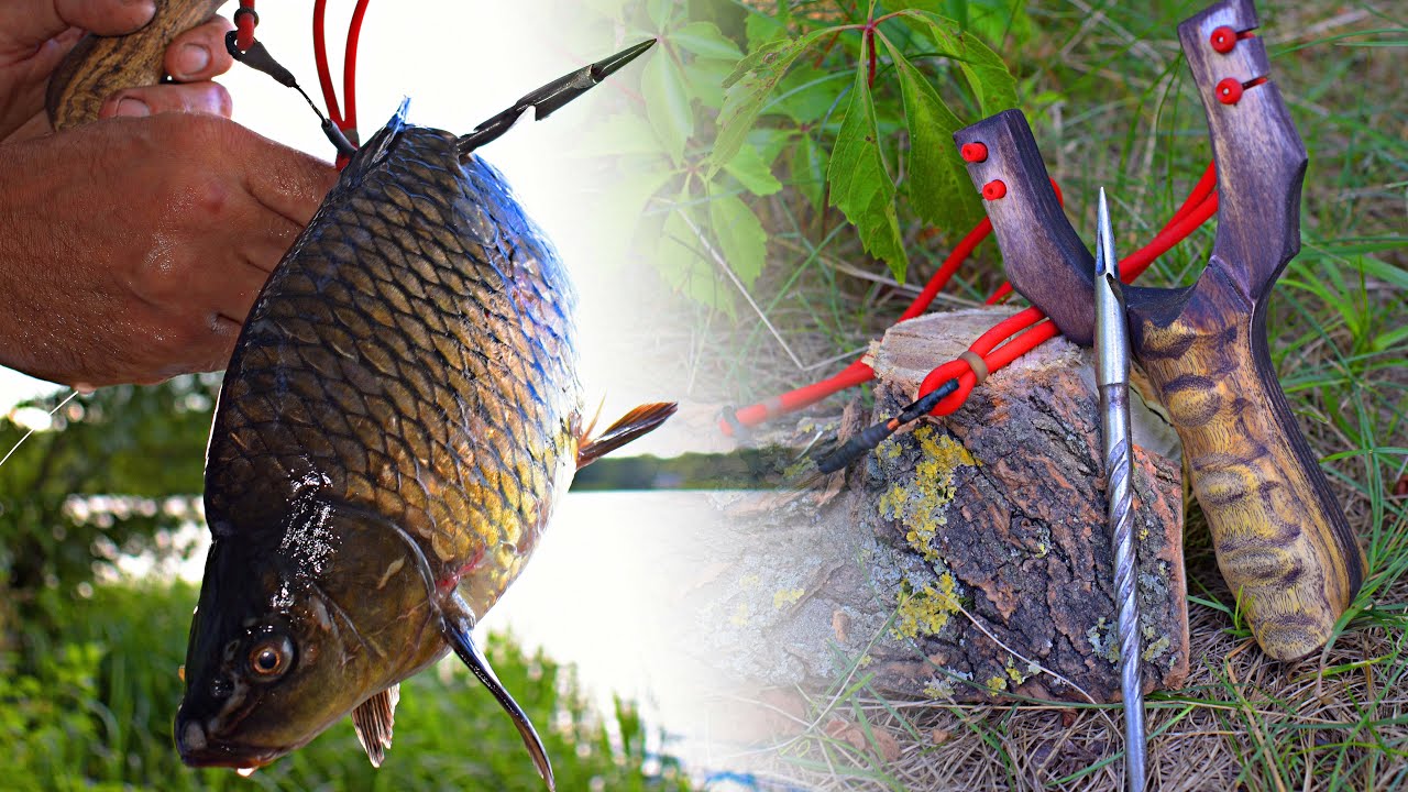 A Powerful Slingshot For FISHING/ Hunting for a MONSTER