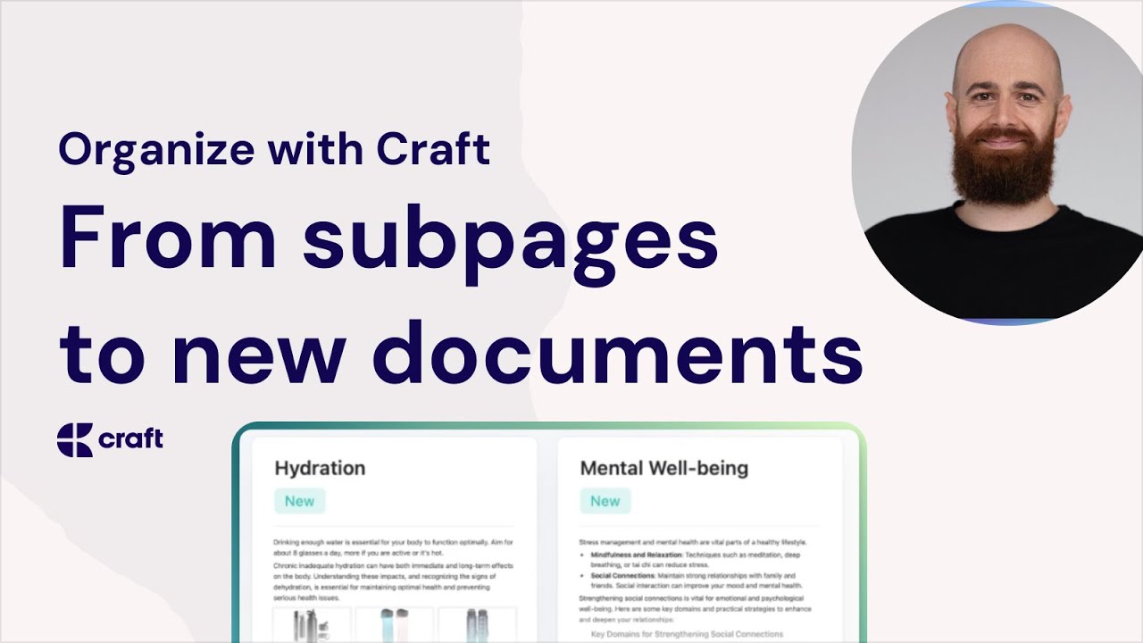 Optimizing Search: Craft’s Subpages to Documents