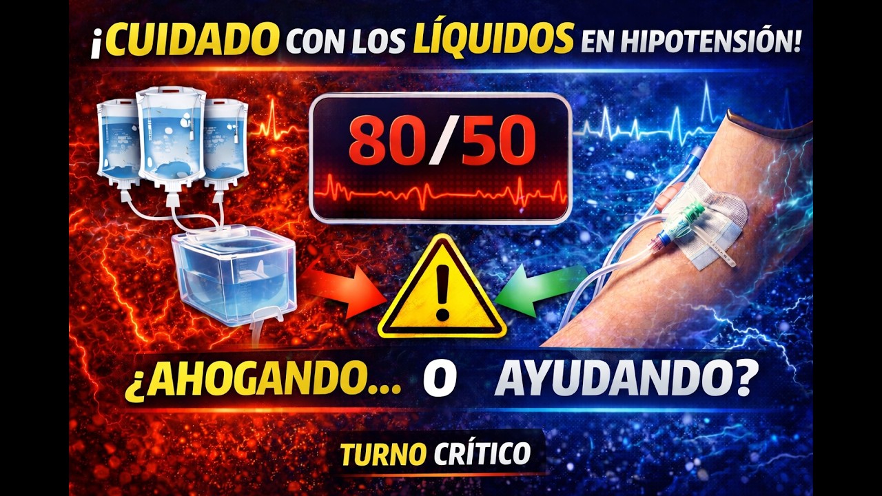 Hipotensión en urgencias: El error de tratar todo shock con líquidos | Podcast Turno Crítico Ep 3