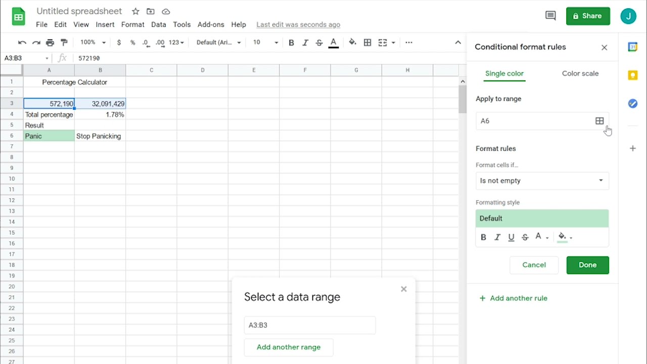 Conditional Formatting to Calculate the Highest Percentage in Google Sheets Tutorial (2021!)