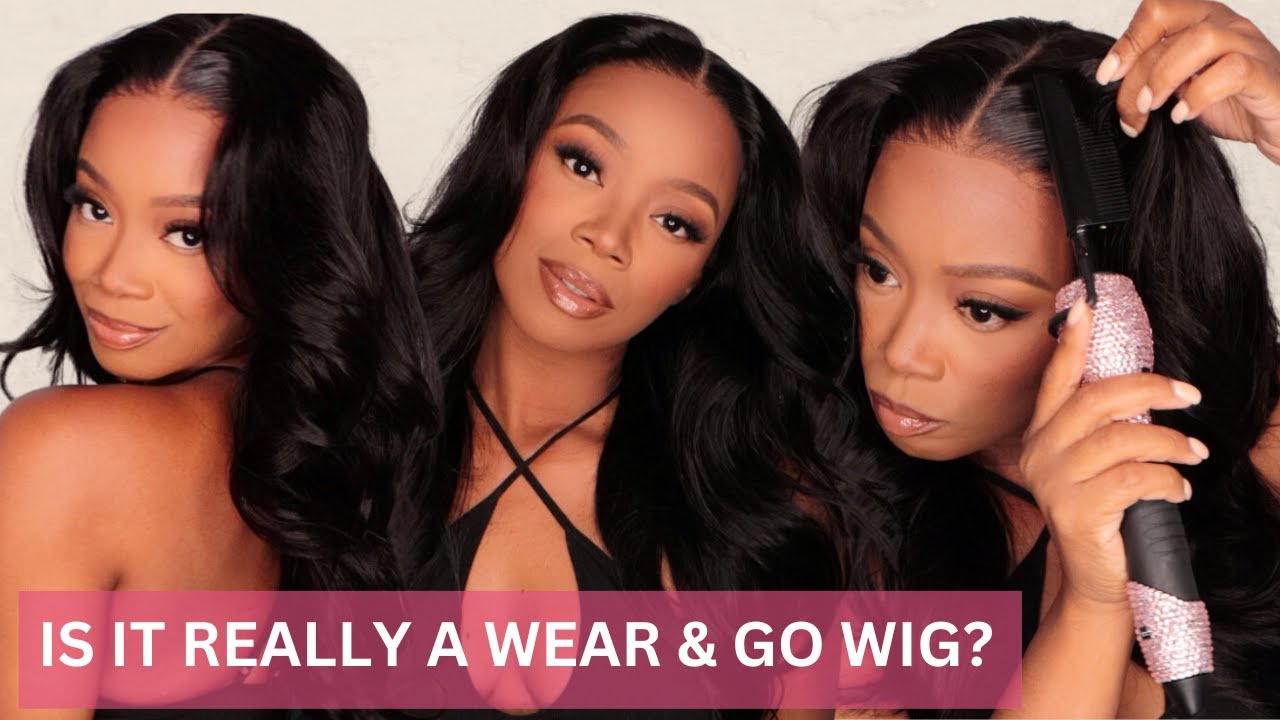 OMG NEW WEAR & GO PRE-CUT LACE WIG WITH NO GLUE? HOW TO LAYER & CURL Big Fluffy Curls! Klaiyi Hair