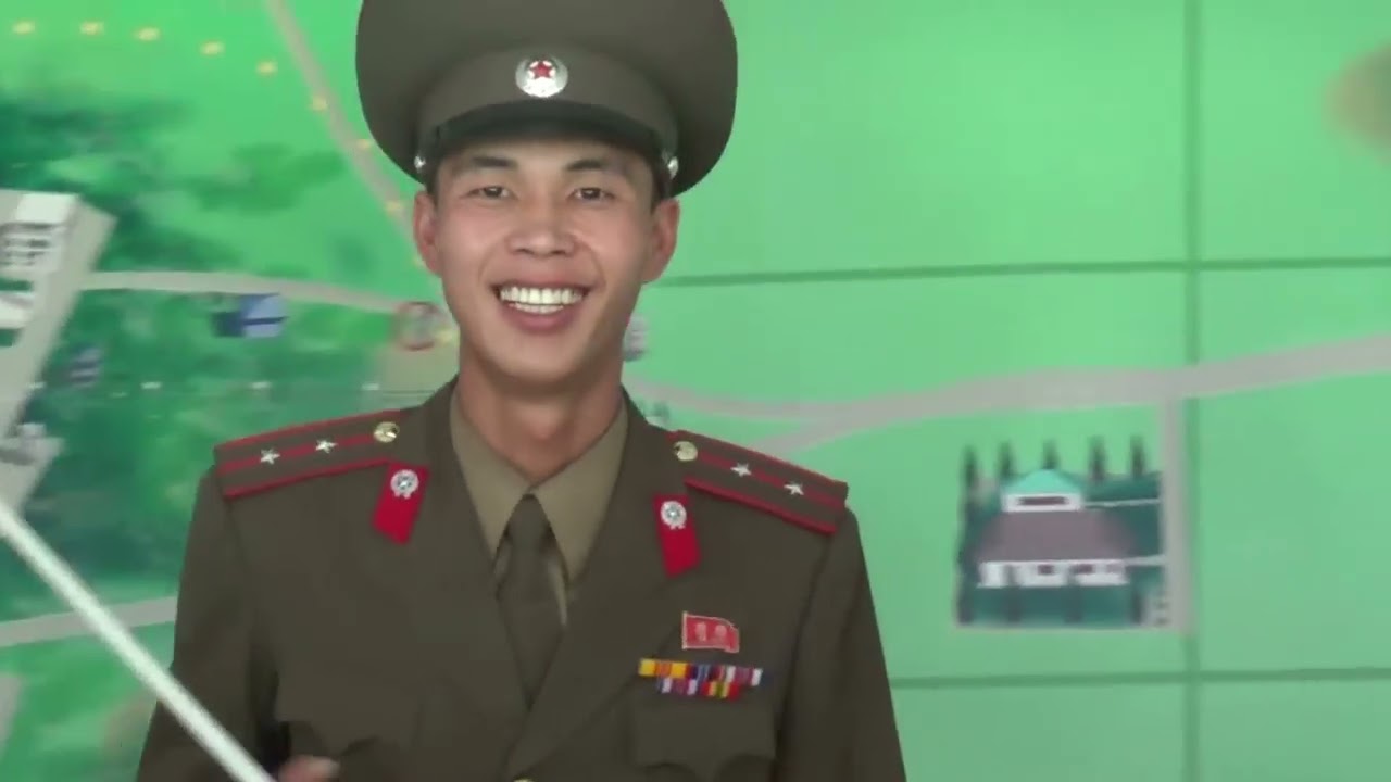 North Korean Border Guard Explains 38th Parallel