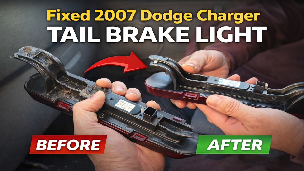 How I Fixed 2007 Dodge Charger Tail Brake Light | DIY Repair (Before & After)
