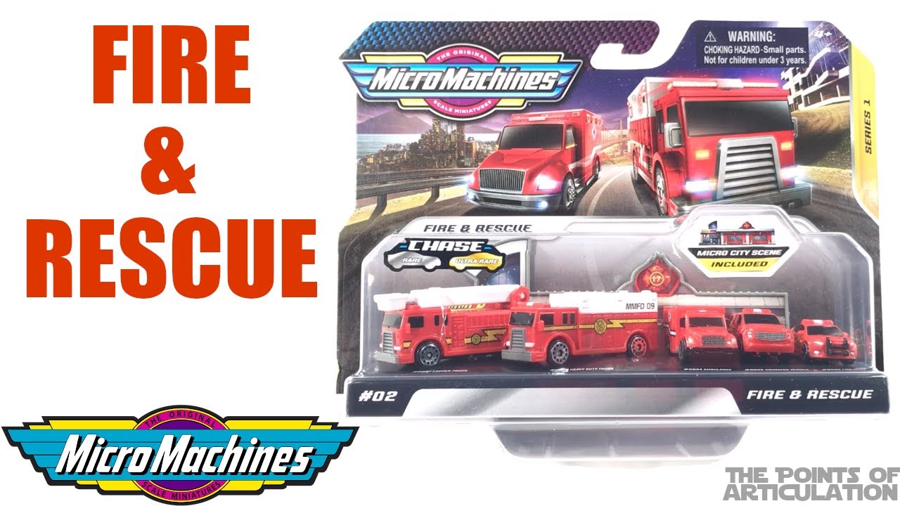 Micro Machines World Pack #2 Fire & Rescue 2020