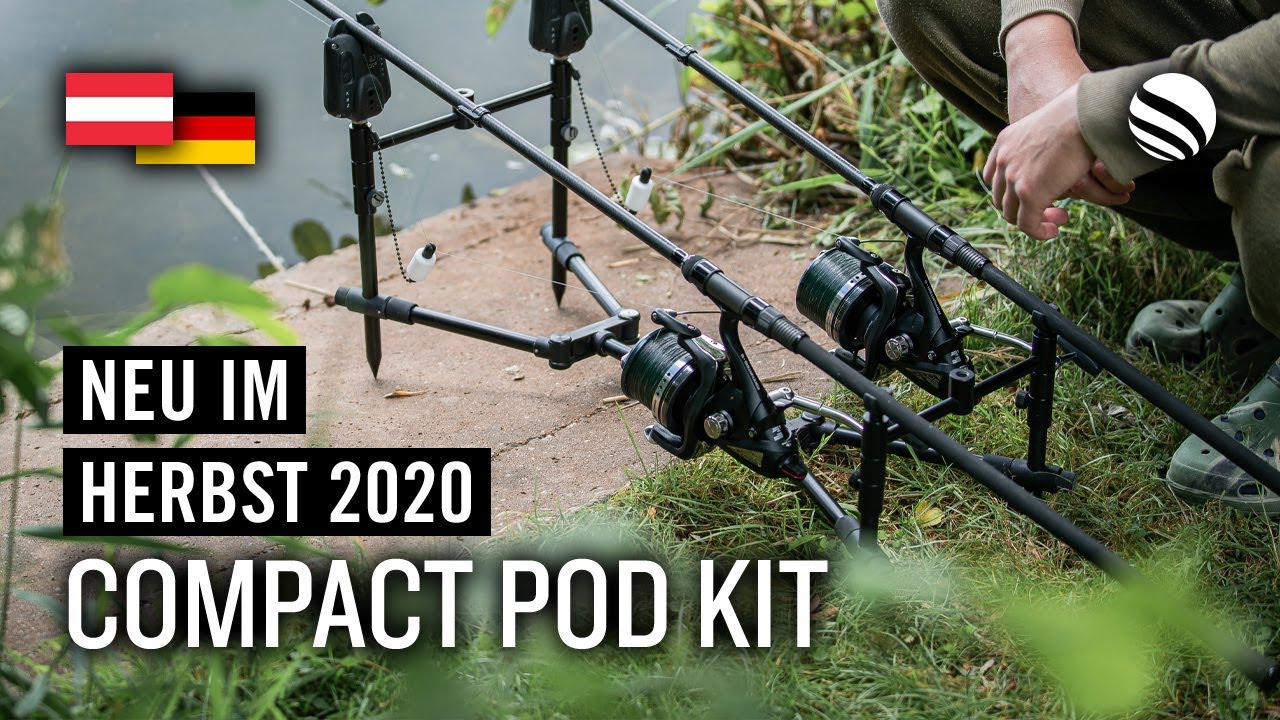 Produkt-Teaser: Cygnet Compact Pod Kit zum Karpfenangeln | Rutenauflage | Ablage | Bissanzeiger