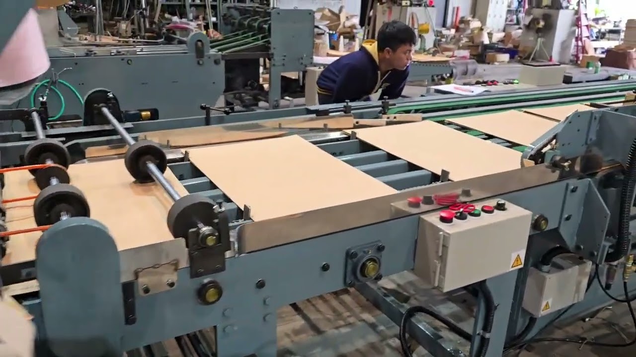 Paper bag heat sealing machine