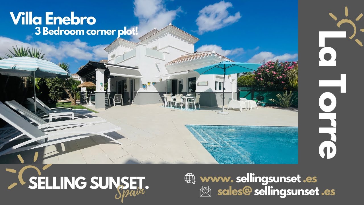 Selling Sunset Spain, Murcia - Villa Enebro, 3 Bed, Corner Plot - La Torre Golf Resort