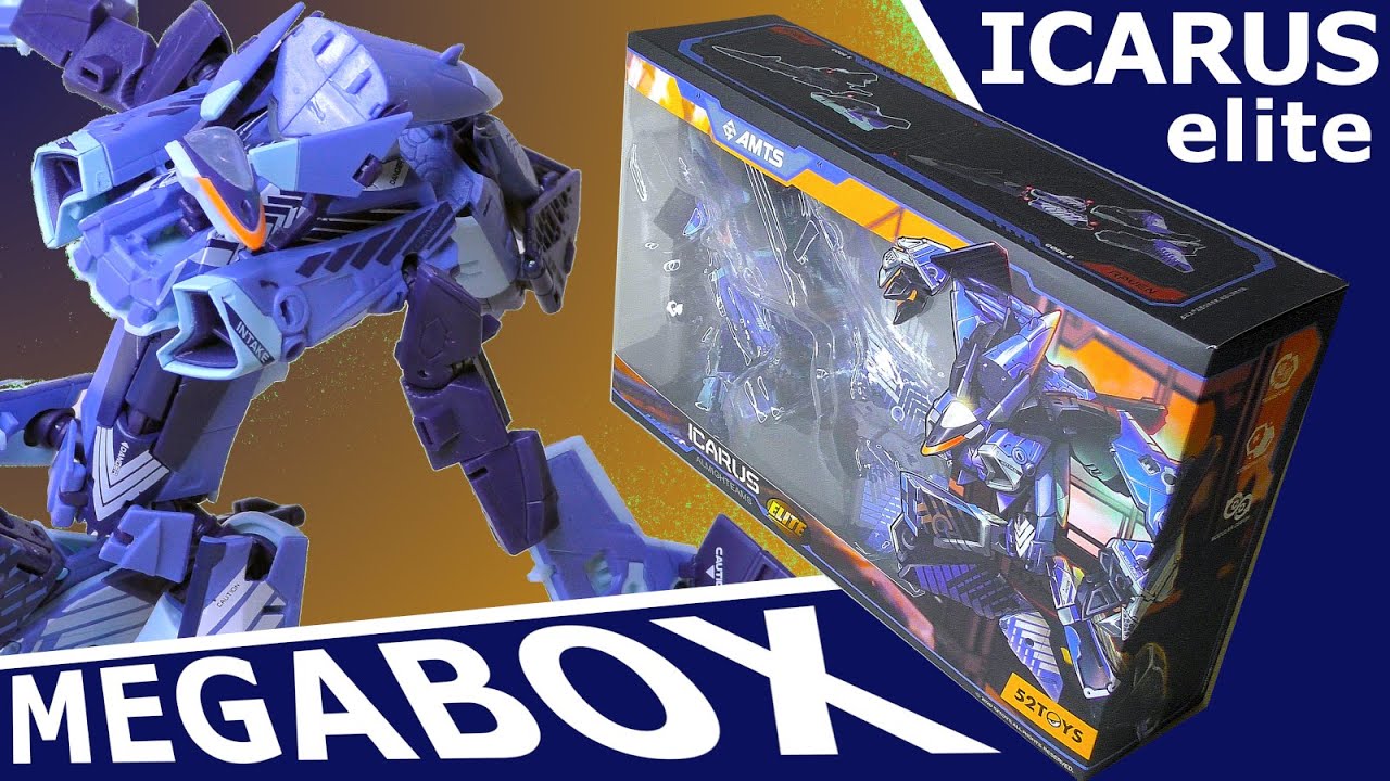 Удивительное рядом или мой первый Мегабокс // My first MegaBox 52Toys Icarus Elite 「イカロスエリート」MB17IE