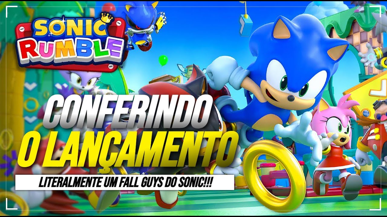 CONFERINDO O LANÇAMENTO DO NOVO SONIC! | UM ESTILO ÚNICO NA FRANQUIA! - SONIC RUMBLE MOBILE