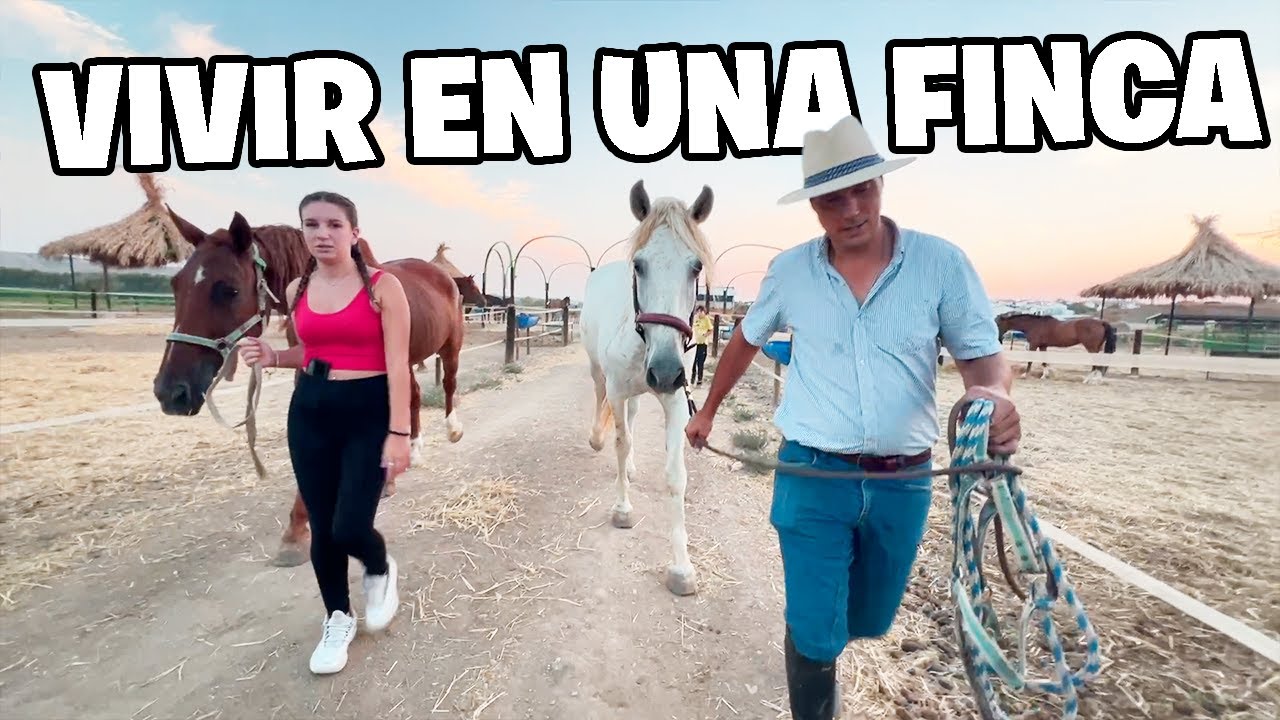 VIVIR en una FINCA rodeados de caballos ¿Cómo es?