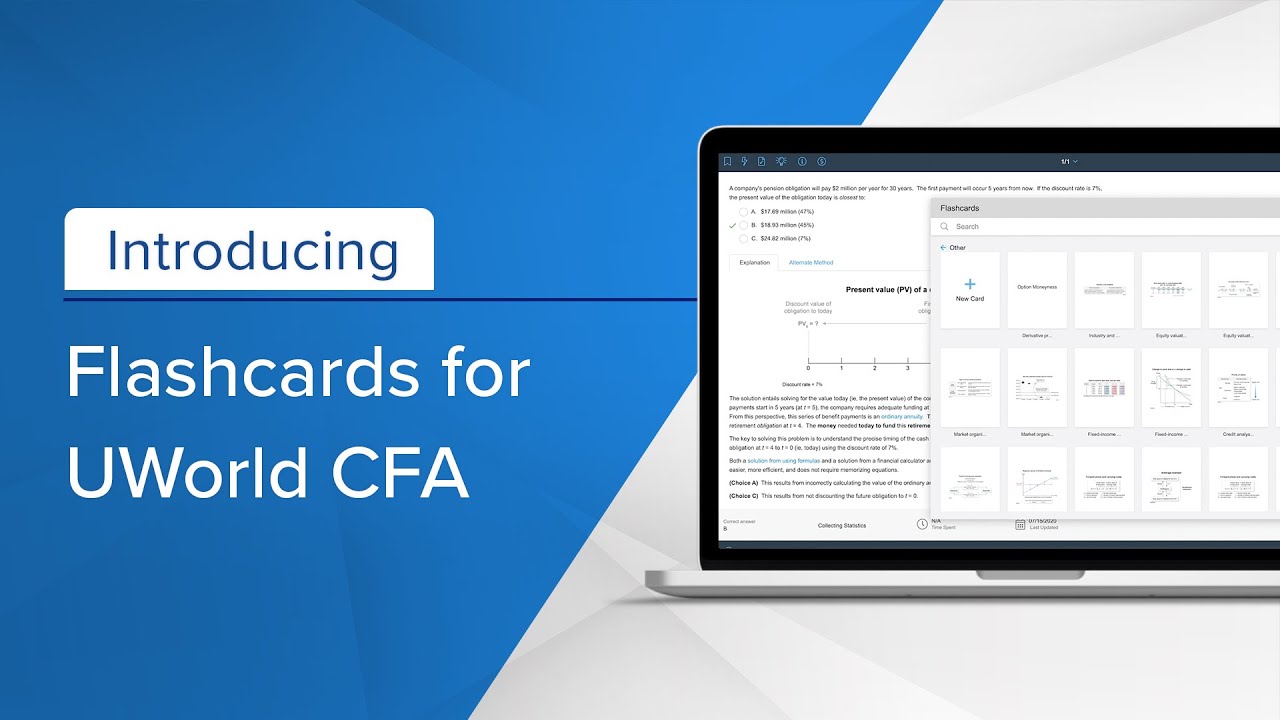 Introducing New Flashcard Feature for UWorld CFA