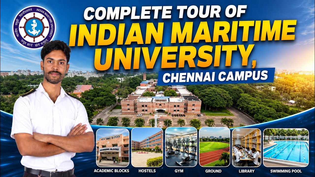 Complete tour INDIAN MARITIME UNIVERSITY || CHENNAI campus#Imu Chennai #merchantnavy #seafarer