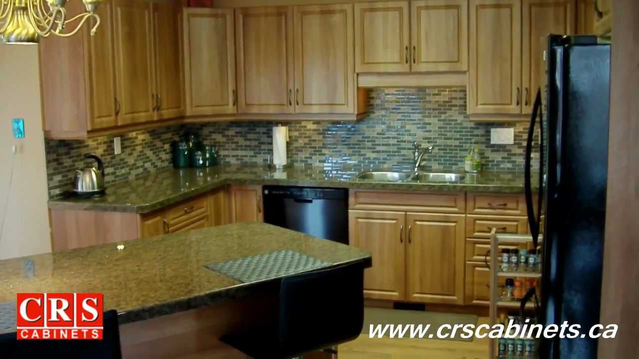 CRS Cabinets - Before & After - Natural Walnut 7000 Style Profile