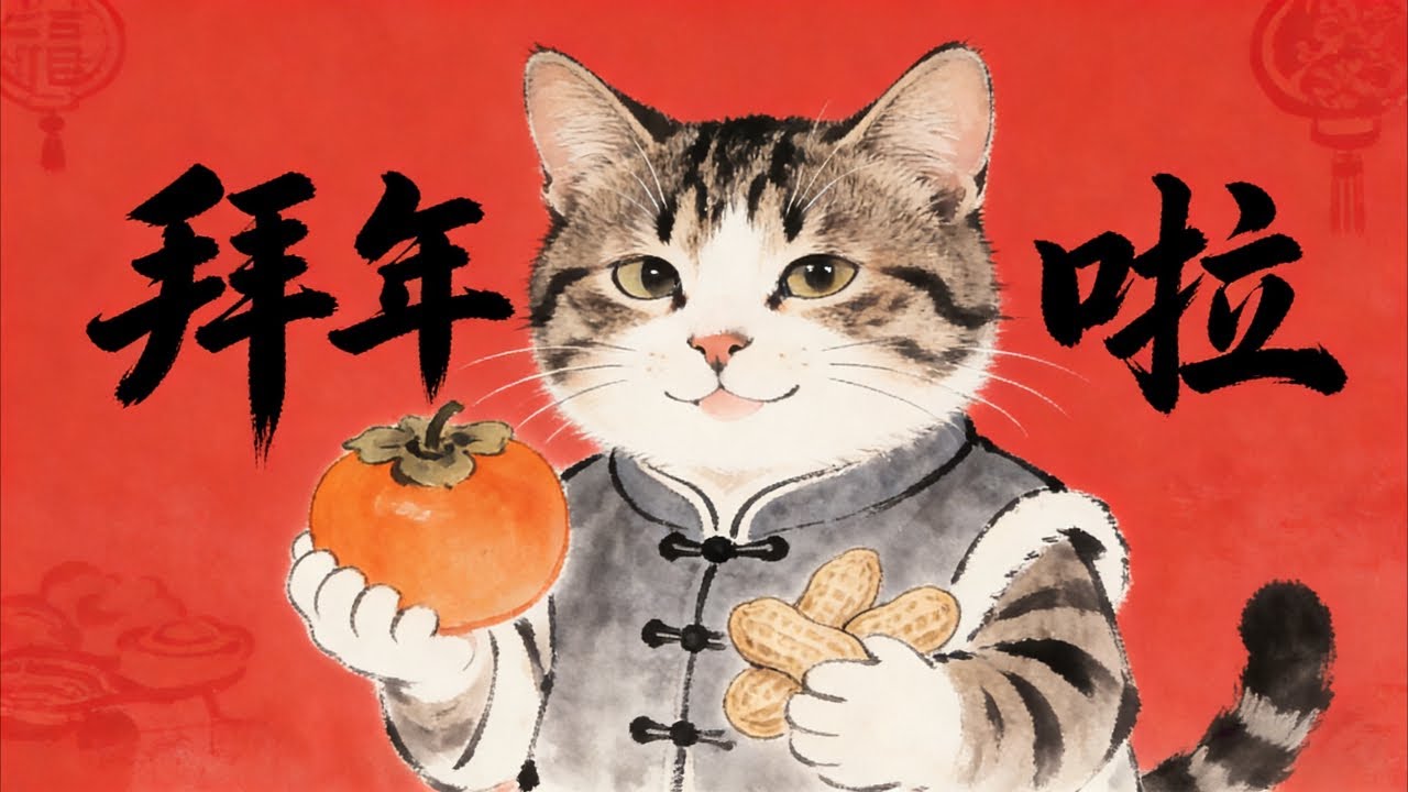 【直播】大年初六，携24只萌喵帅犬给大家拜年啦｜李喜猫