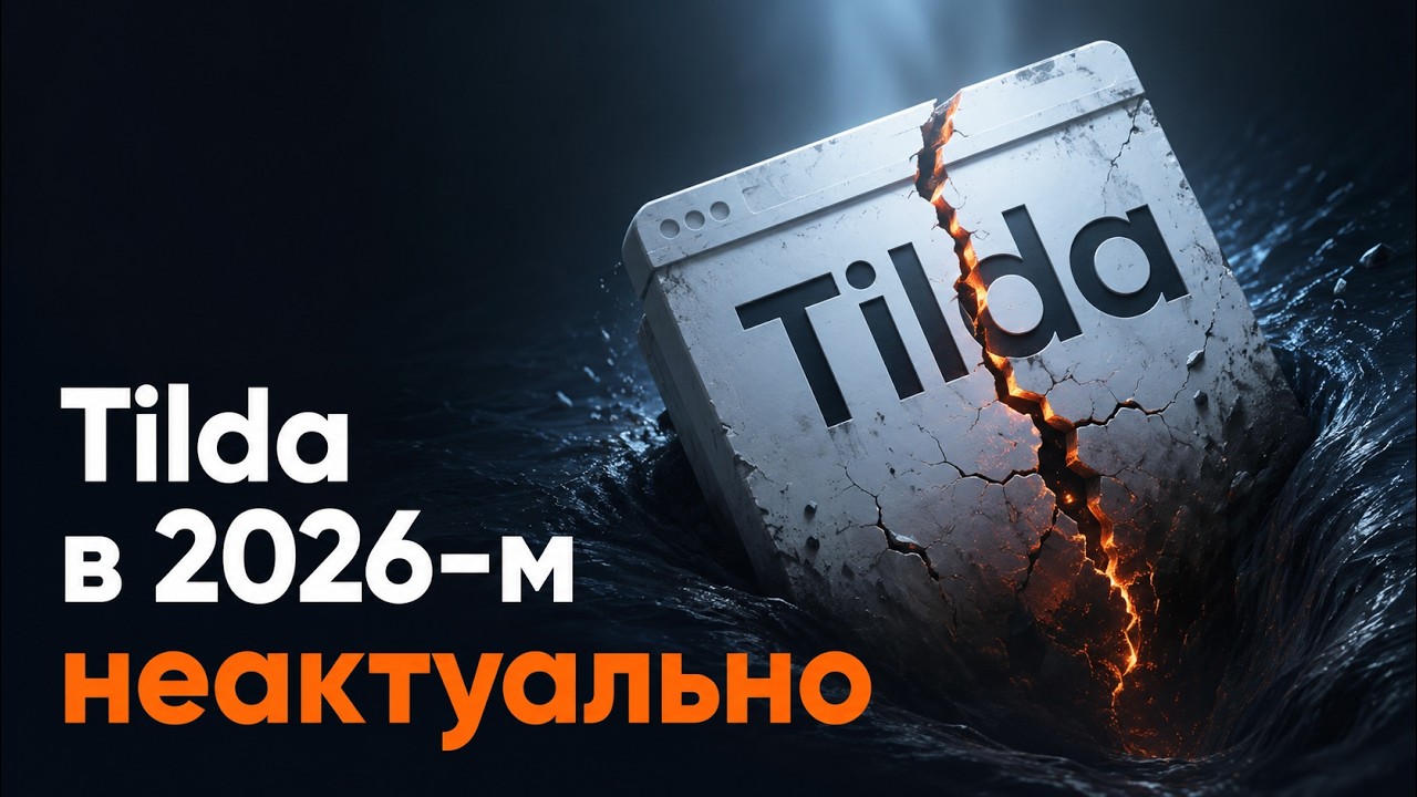 Почему сайты на Тильде в 2026 — плохая идея?