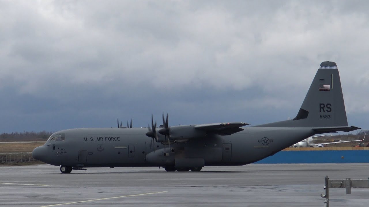 U.S. Air Force Lockheed C-130J-30 Super Hercules 15-5831 at Tampere-Pirkkala