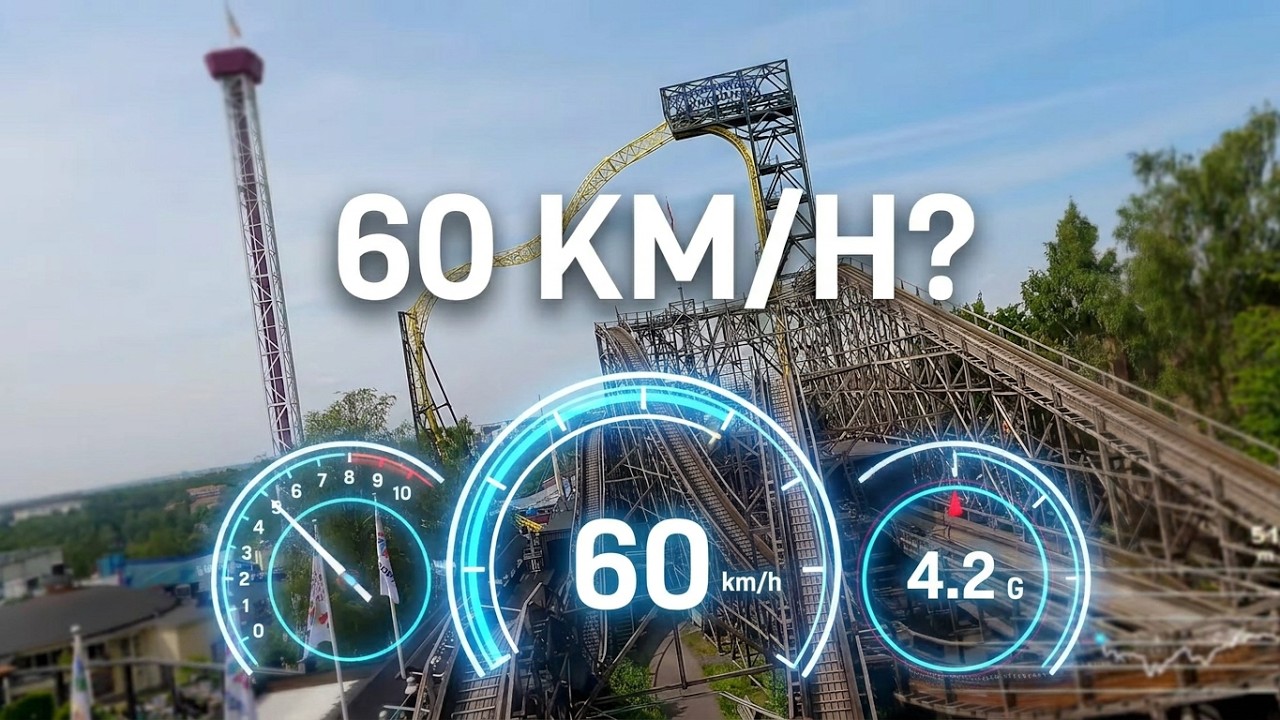 Kuinka lujaa Linnanmäen Vuoristorata kulkee?