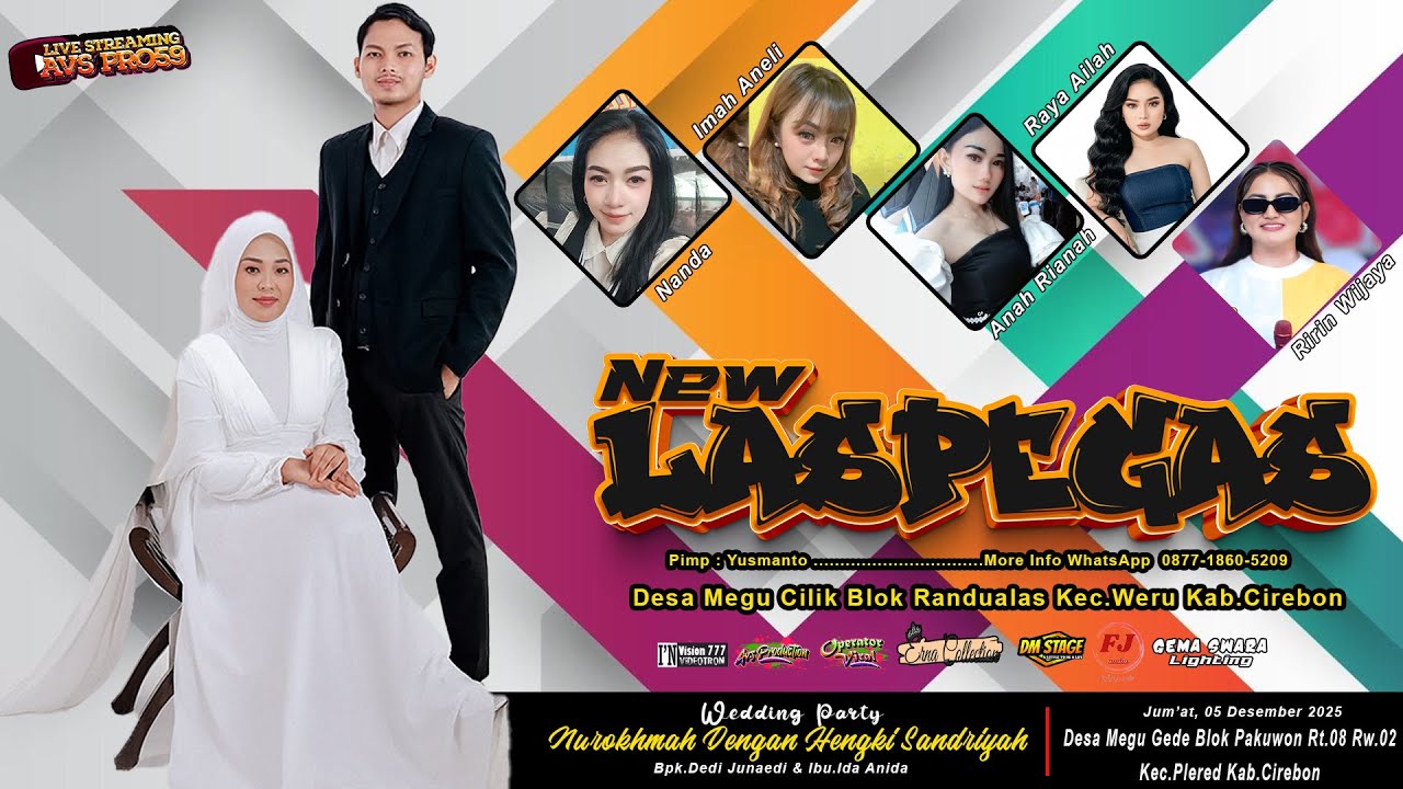 🔴NEW LASPEGAS ENTERTAINMENT  (Malam)  || JUM'AT 05 DESEMBER 2025 || MEGU GEDE - WERU - CIREBON