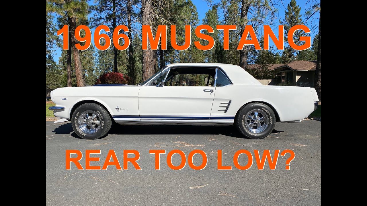 How to install rear lowering blocks on a 1966 Mustang