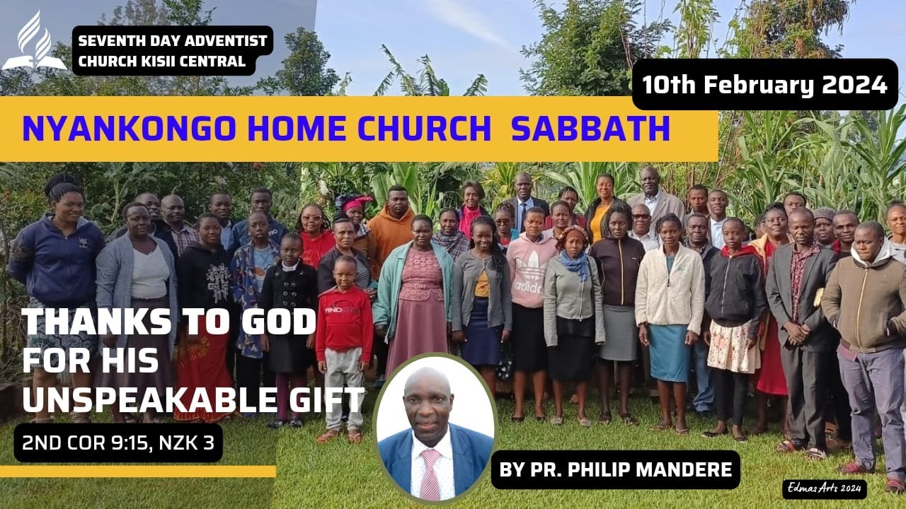 Live Sabbath Worship|| Pr. Philip Mandere- Thanks to God for His Unspeakable gift