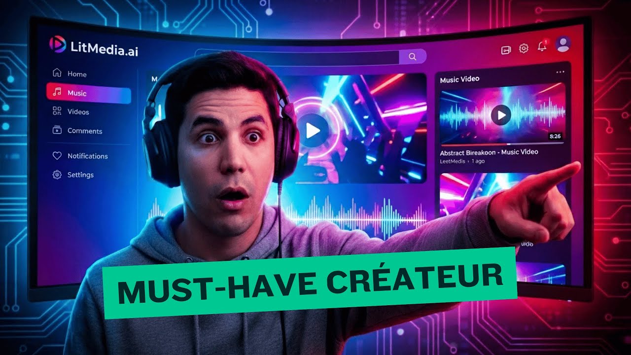 LitVideo : ce tool IA fait tout (Lip Sync + AI Music + multi-modèles