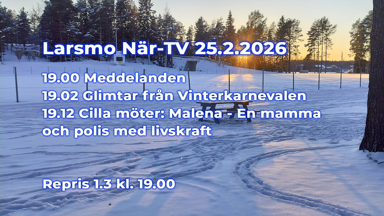 Larsmo När-TV Sändning 25.2.2026