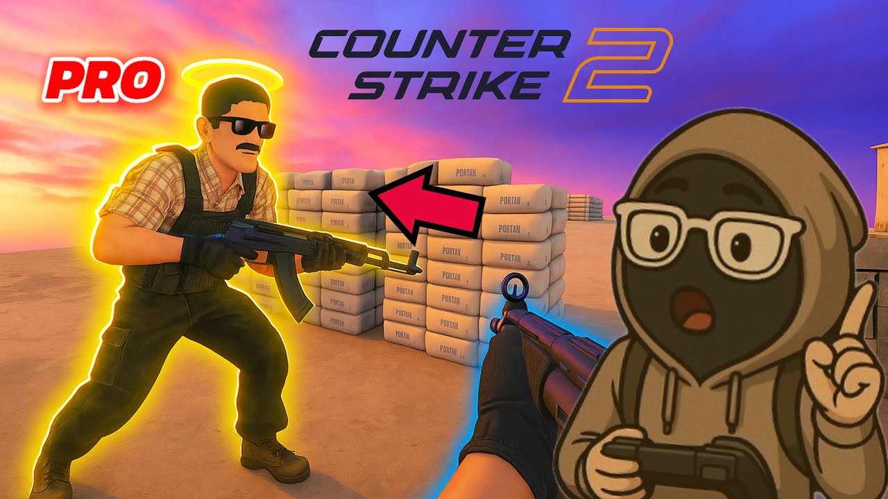 Un PRO m’apprend à jouer à CS2… (C'était LÉGENDAIRE 😱🔥)