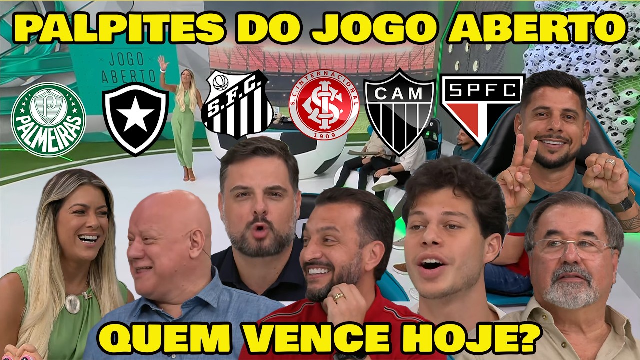 PALPITES PARA OS JOGOS! PALMEIRAS x BOTAFOGO - ATLÉTICO x SÃO PAULO - SANTOS x INTERNACIONAL.
