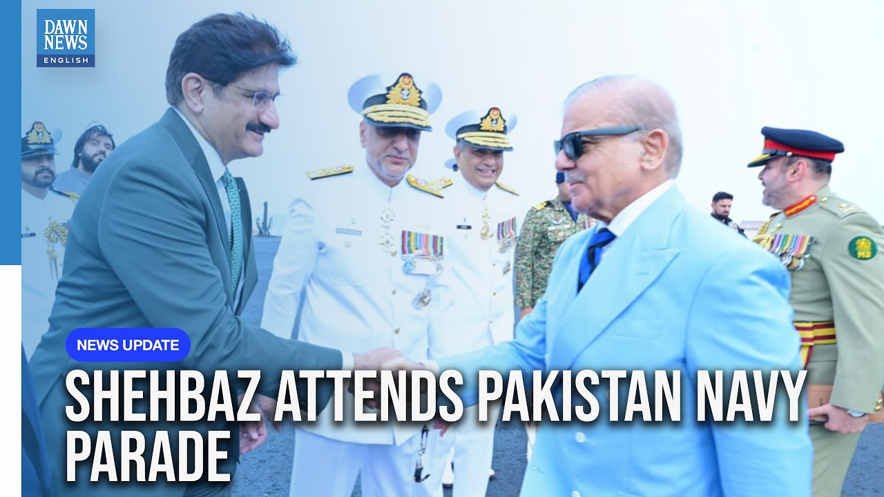 Pakistan PM Shehbaz Sharif Attends Pakistan Naval Academy Passing Out Parade | Dawn News English