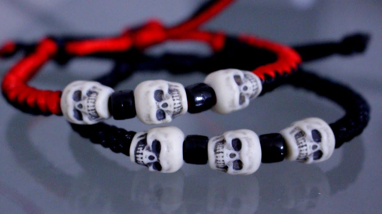 #51 Tutorial de pulsera de calaveras con cola de ratón | Omega Will