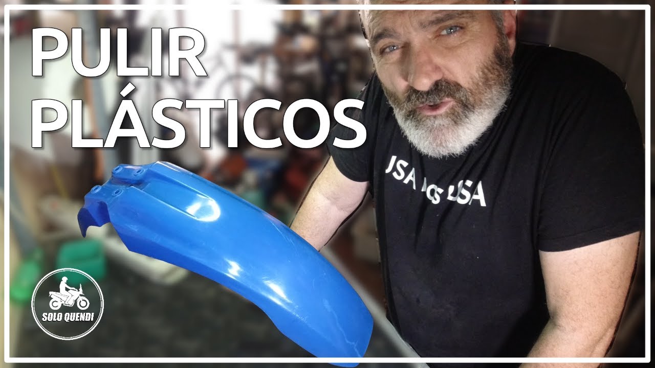 Pulir plásticos de moto