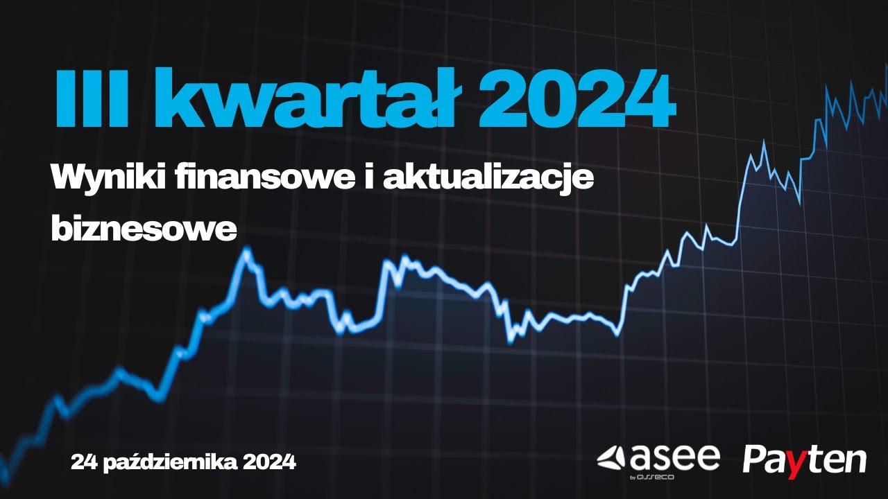 Prezentacja wyników finansowych Grupy ASEE za III kw  2024 r.