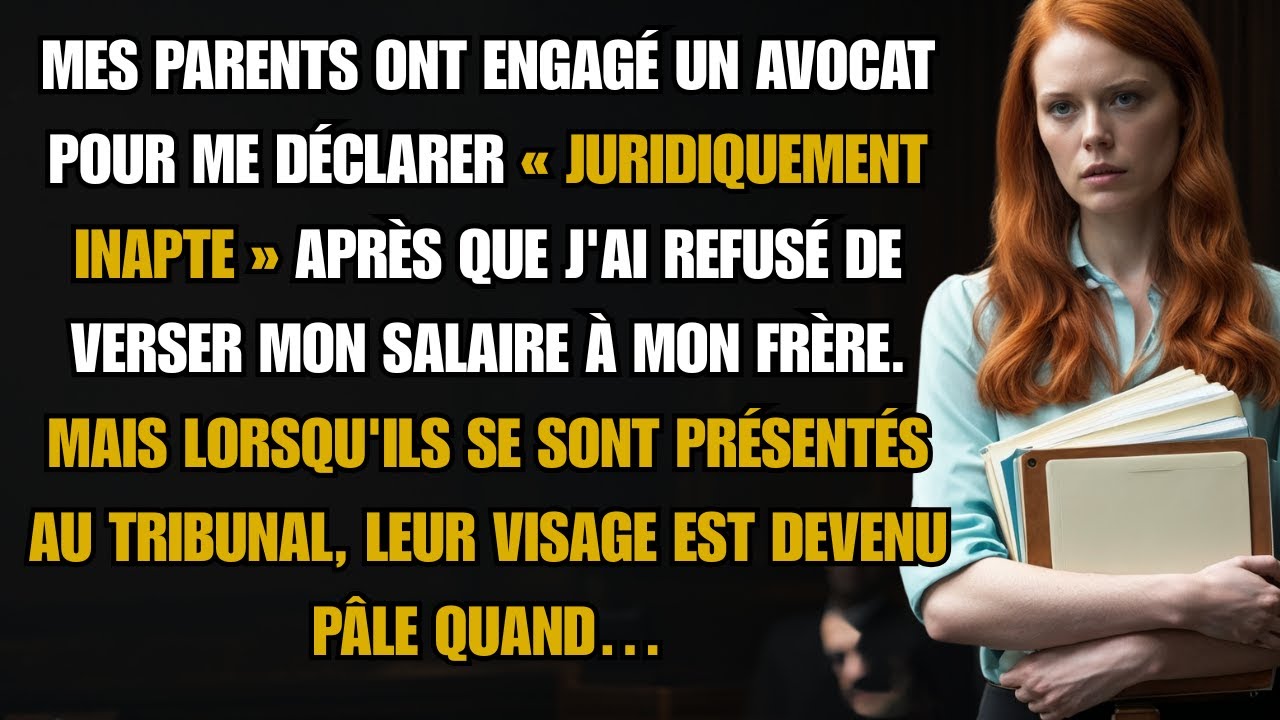 Mes parents ont essayé de me déclarer inapte pour avoir refusé de financer mon frère