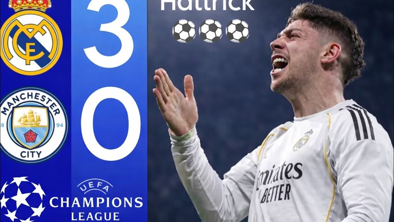 Real madrid vs man city | 3-0 | all goals highlights 🔥