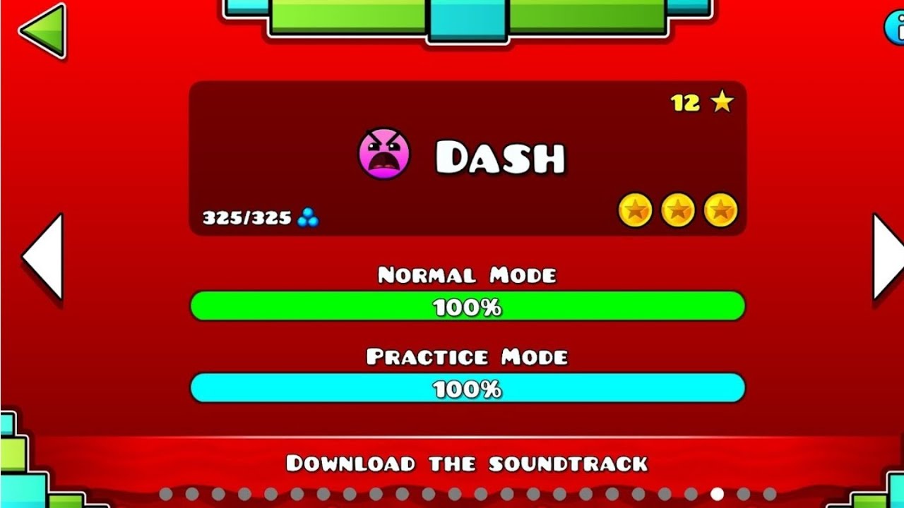 I tried each level of geometry dash (again)