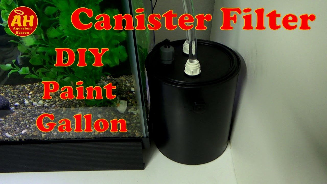 How To DIY Aquarium Canister Filter From Paint Gallon