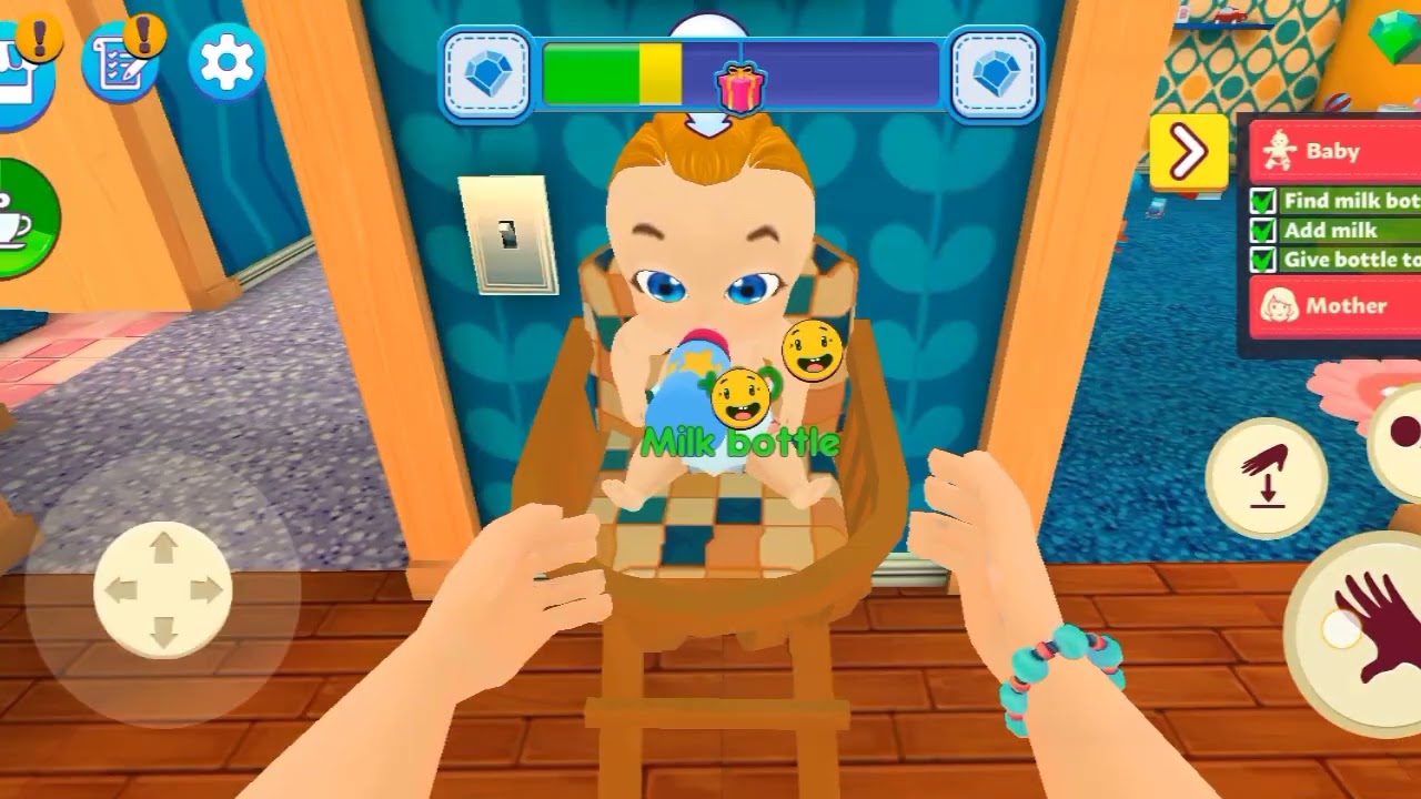 Try this mother simulator 👸....#games #mother #simulator #video #baby #viral