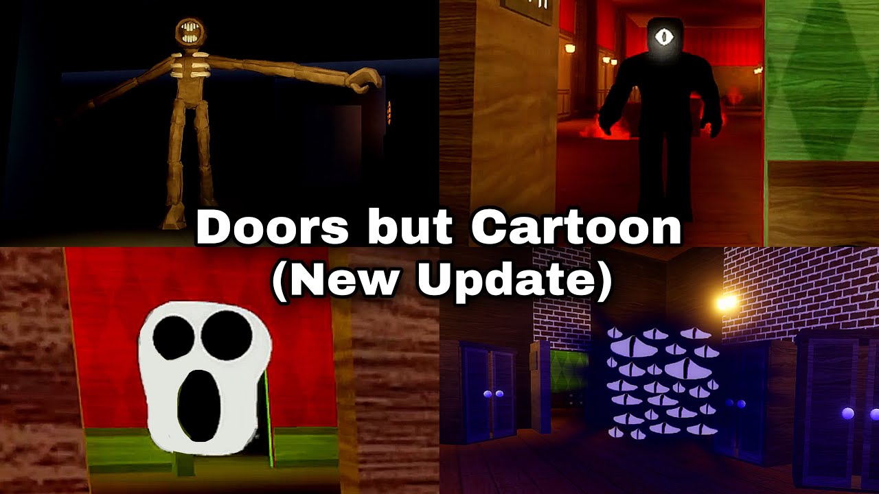 [Roblox] Doors but Cartoon (New Update) Gameplay