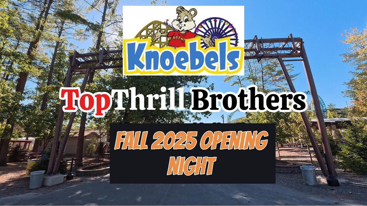 Исследуем Knoebels Hallo-Fun 2025 в день открытия!