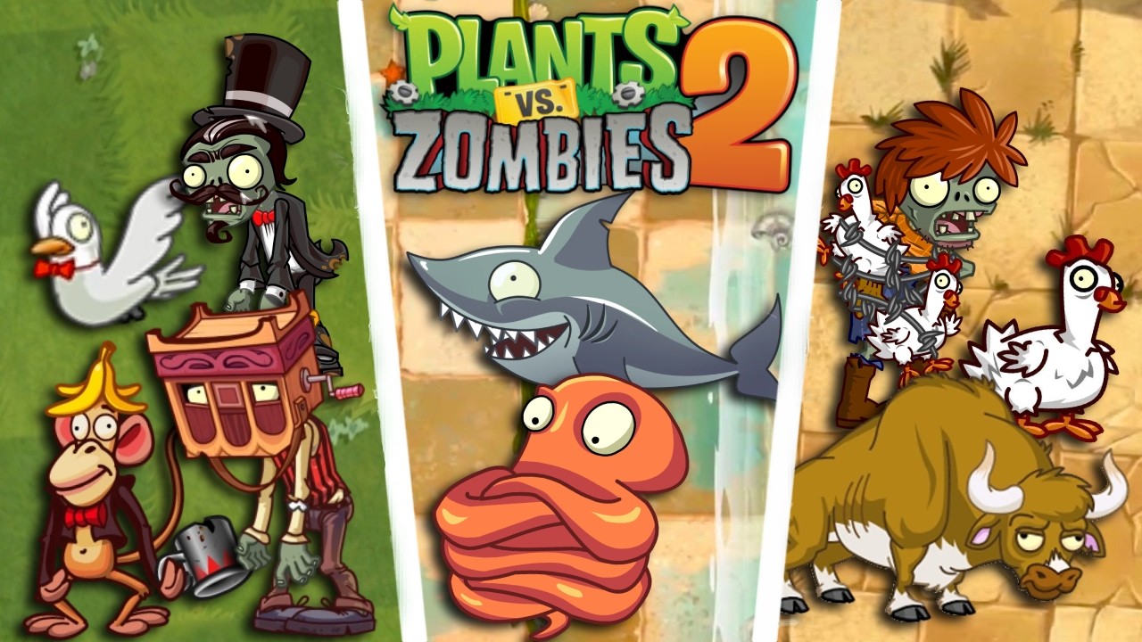 Every Animal in Plants Vs Zombies 2 - PvZ Animals