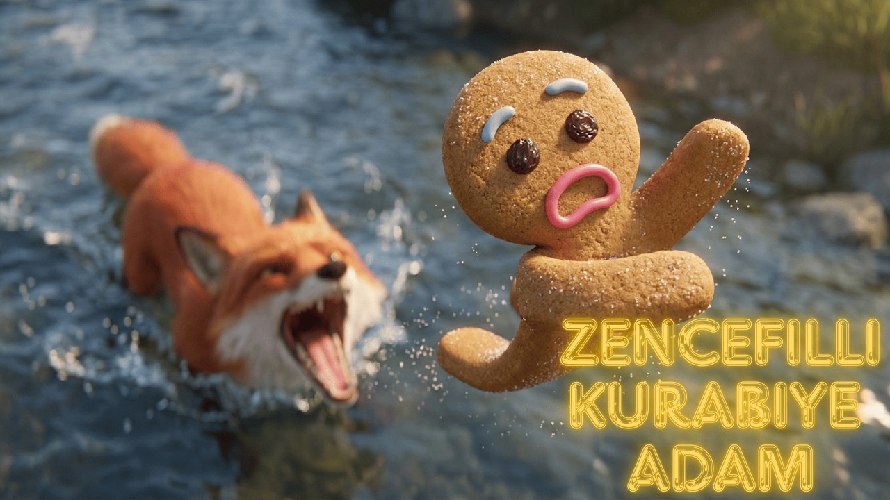 🍪 Пряничный человечек 🏃‍♂️ | Жемчужные сказки (Поучительная скаzka для детей - 4K стиль Pixar)