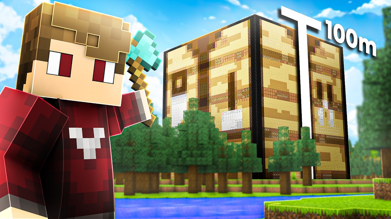 Ich habe einen riesigen XXL Crafting Table in Minecraft Hardcore gebaut | Flexi