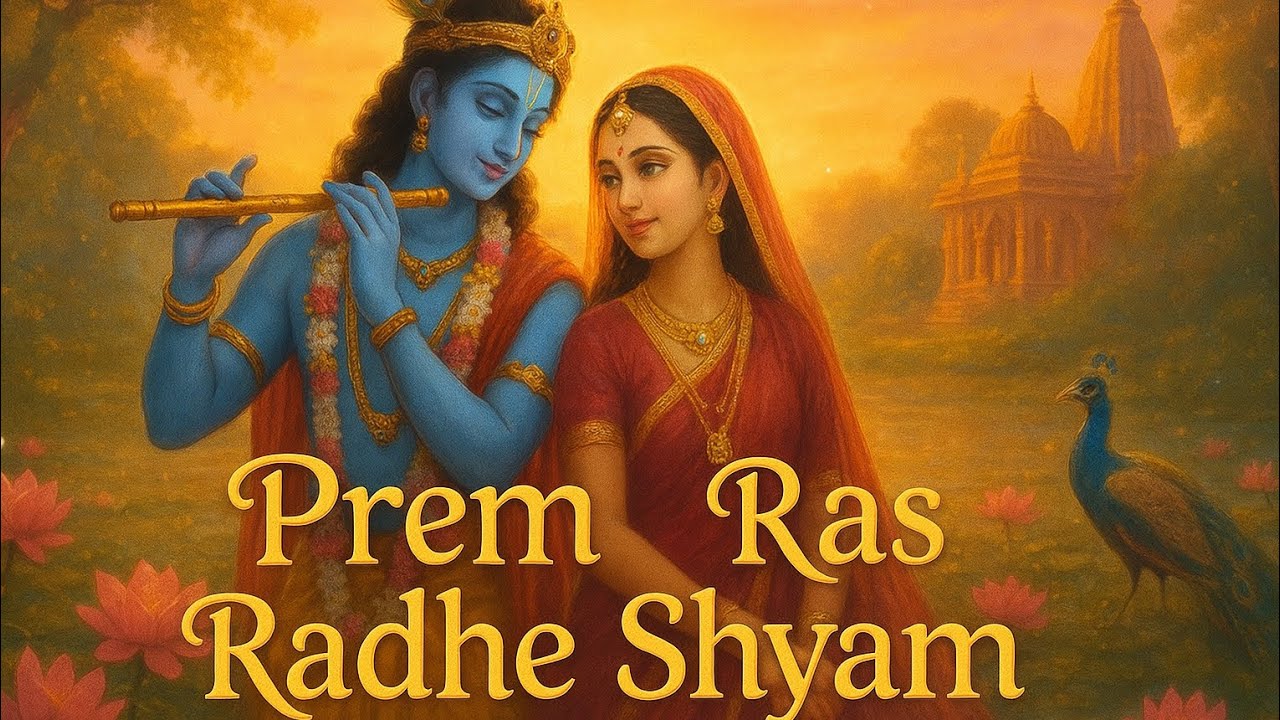 Prem Ras Radhe Shyam | Radha Krishna Bhakti Song | Divine Love | Rhythmic Hinglish Bhajan 2025