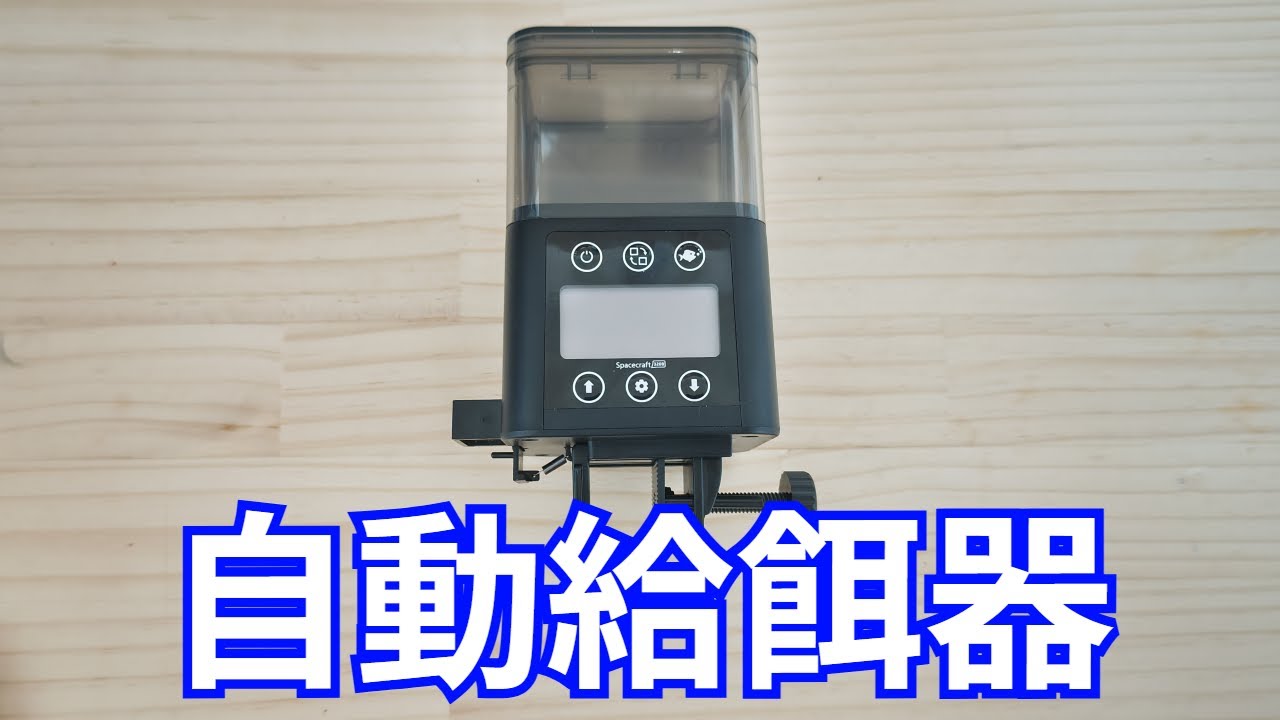 【ギア紹介】熱帯魚用 自動給餌器