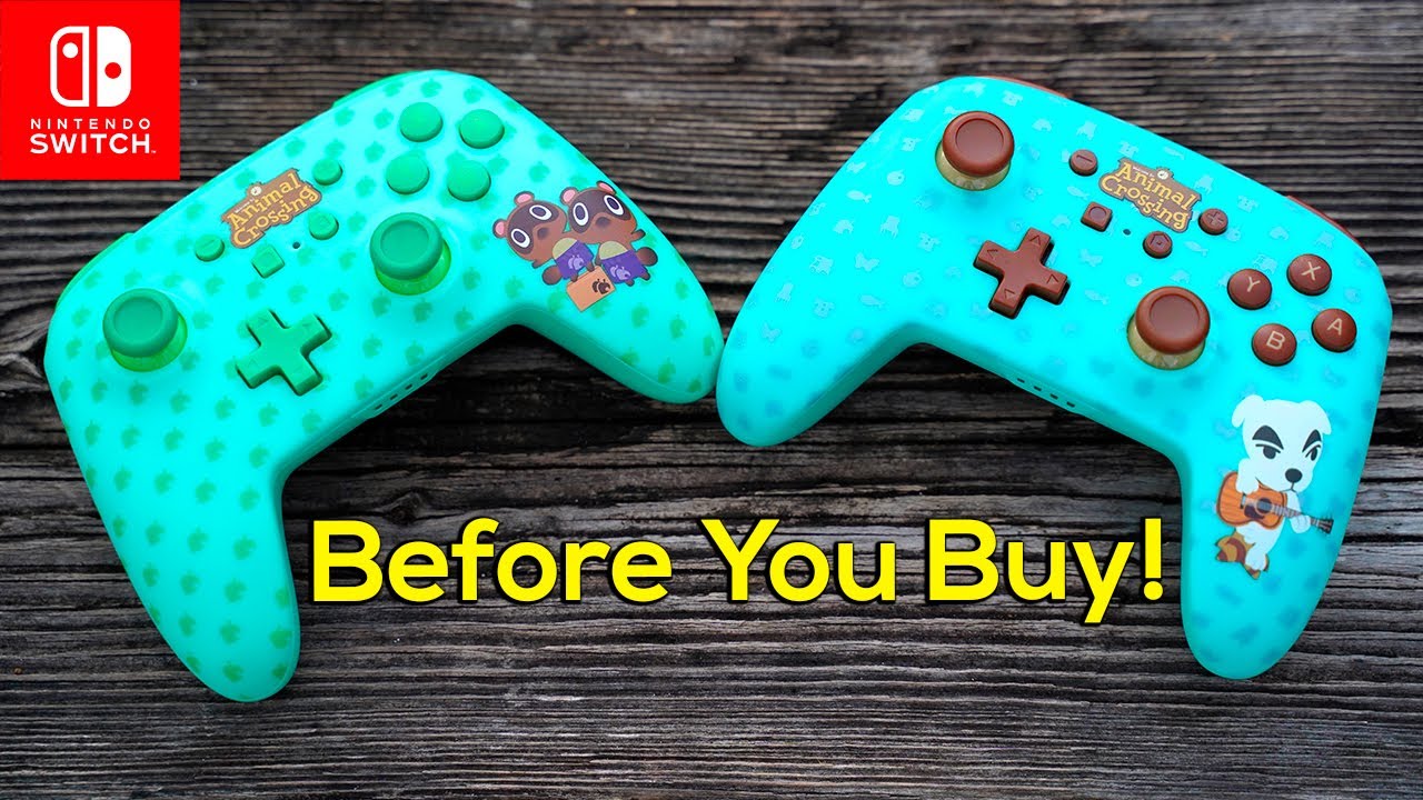 Animal Crossing Nintendo Switch Controllers by PowerA - Unboxing and Review