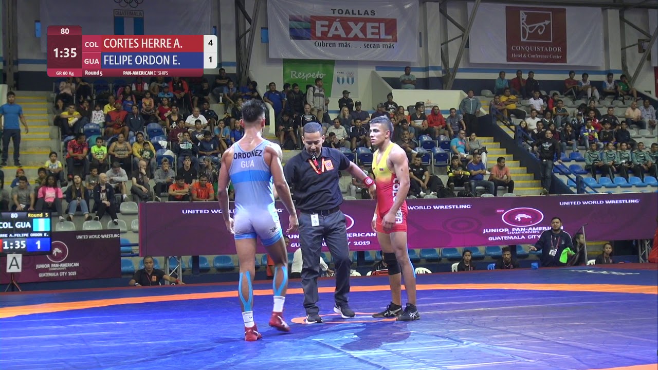 Round 5 GR - 60 kg: A. CORTES HERRE (COL) v. E. FELIPE ORDON (GUA)