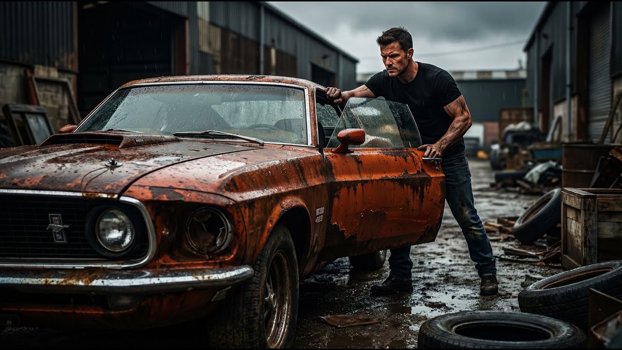 ASMR Car Restoration Full Rebuild of 1969 Ford Mustang Boss 429 from Abandoned Condition to new