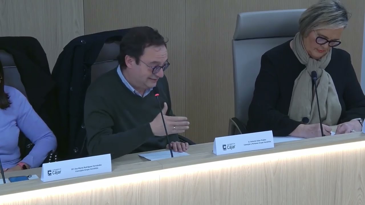 Pleno Ordinario Ayuntamiento de Cájar 26 de Enero 2026