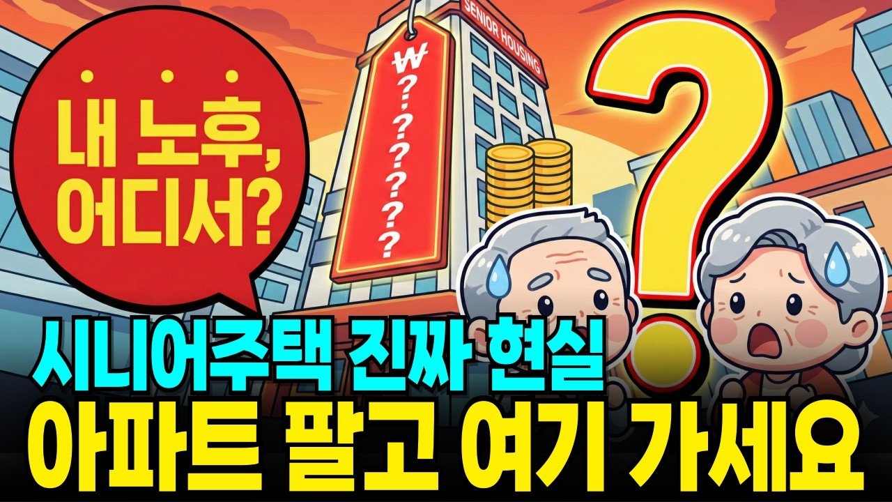 아파트 팔고 여기 들어가세요 | 초고령사회 시니어주택 완전 정복