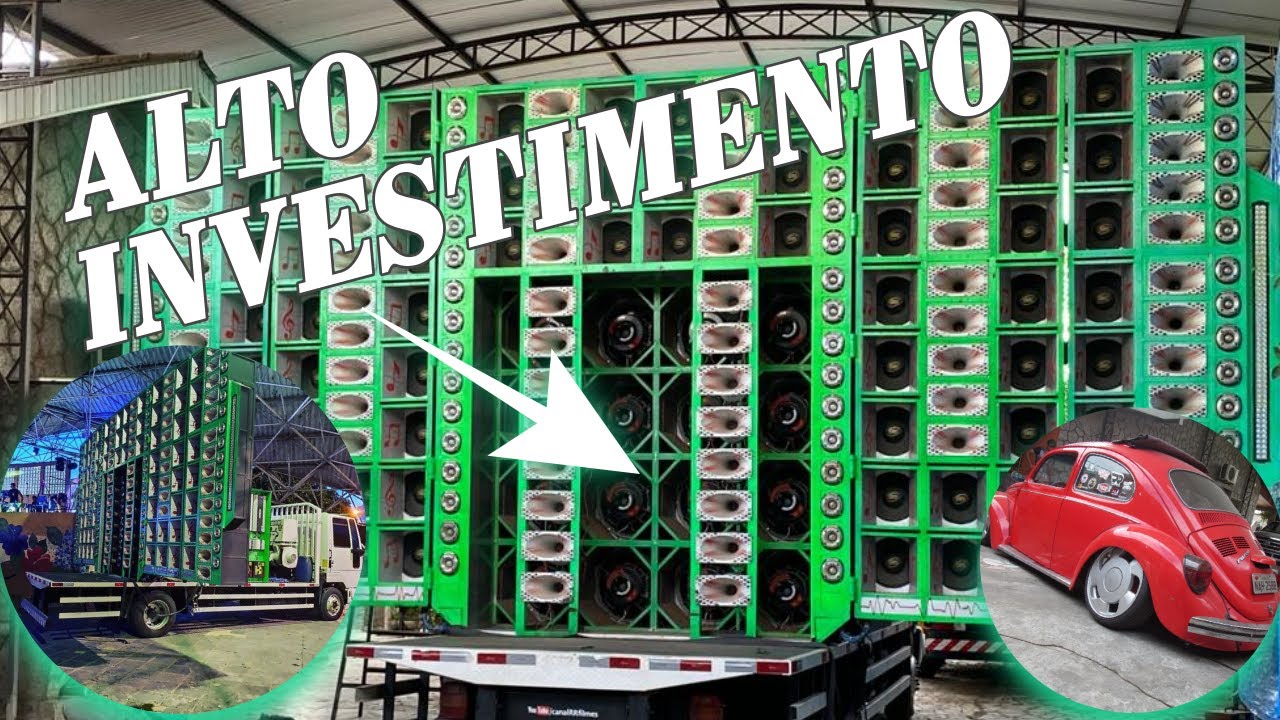 CAMINHÃO COM PAREDÃO DE SOM QUE TREME TUDO ONDE PASSA!